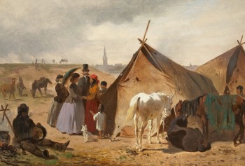 emil_volkers_zigeunerlager_vor_dusseldorf-350x237